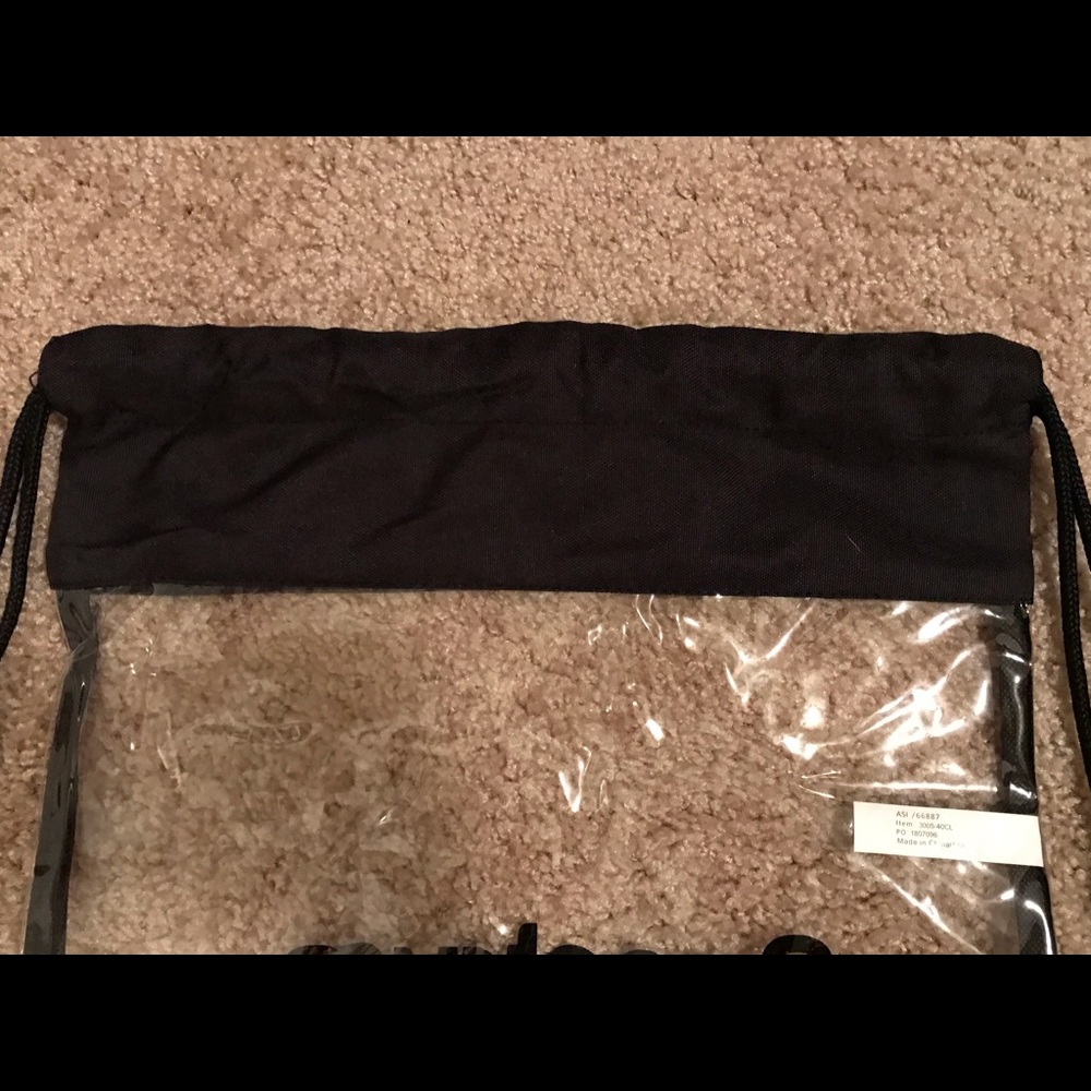 Clear Bag: Drawstring Athletic Backpack - image 5